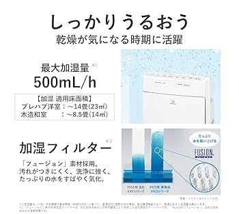 パナソニック　加湿空気清浄機　F-VC55XU Amazon.co.jp: パナソニック 加湿 空気清浄機 ナノイー エコナビ